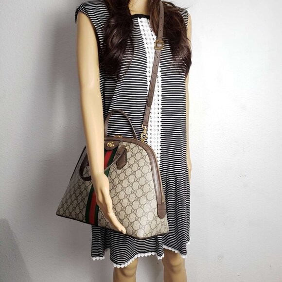 100% Authentic Gucci GG Ophidia Handbag and Shoulder Bag - Picture 16 of 16